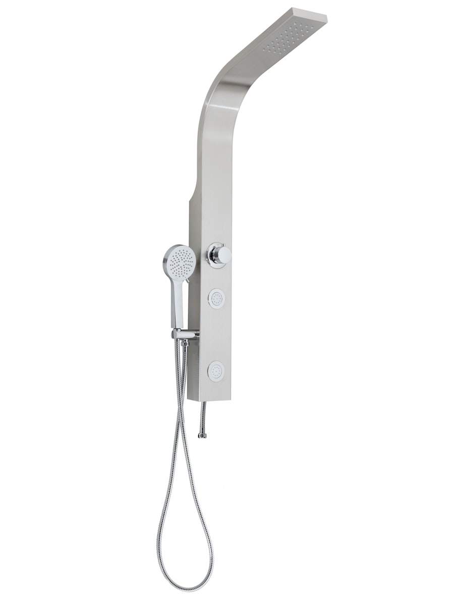 Duschpaneel SANSIBAR, Edelstahloptik Duschpaneel SANSIBAR, Edelstahloptik von Franz Joseph Schütte GmbH