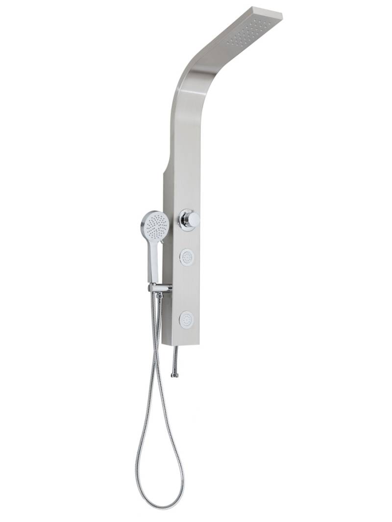 Duschpaneel SANSIBAR, Edelstahloptik von Franz Joseph Schütte GmbH