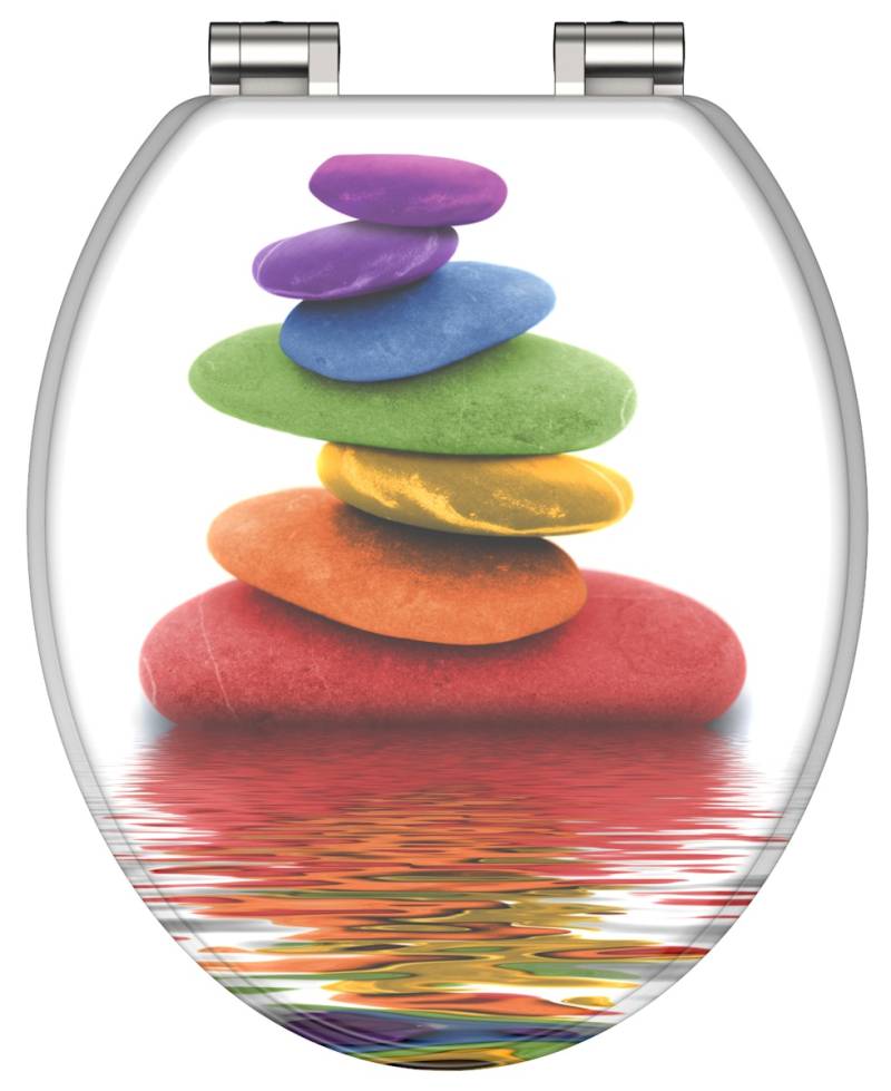 MDF WC-Sitz COLORFUL STONES mit Absenkautomatik von Franz Joseph Schütte GmbH