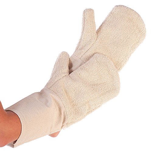 Franz Mensch Backhandschuh, Fäustling lang 20 cm Stulpe, Baumwolle, Paar Franz Mensch Backhandschuh, Fäustling lang 20 cm Stulpe, Baumwolle, Paar von FRANZ MENSCH