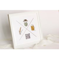 Wlan Bild Mit Qr Code - Gäste Schild Im Bierstil Druck Für Gästezimmer, Ferienwohnung & Airbnb | 21 X cm von FranziGruDesign