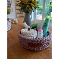 Notfallkorb/Notfallkörbchen/ Notfallbox /Hochzeit Häkelkorb Brotkorb Korb Gehäkelt von FranziHandmadeMS