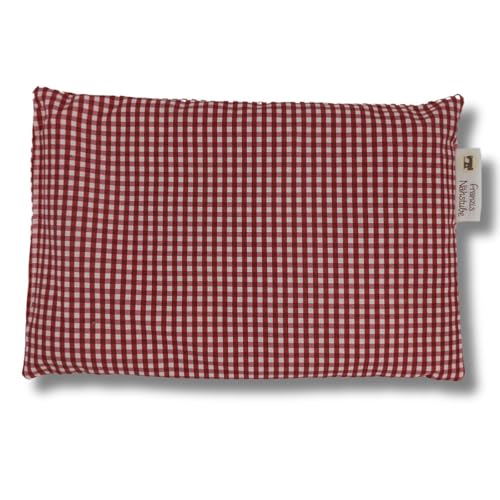 Franzis Nähstube I Lavendelkissen I 20x30cm I kariert rot I 100% Baumwolle & 100% Lavendel I Duftkissen I Schlafhilfe & Stressabbau I Aromakissen von Franzis Nähstube