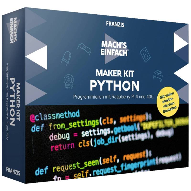 B-Ware Franzis Verlag Maker Kit Set Python Programmieren Raspberry Pi 14 Jahre Carton von Franzis Verlag