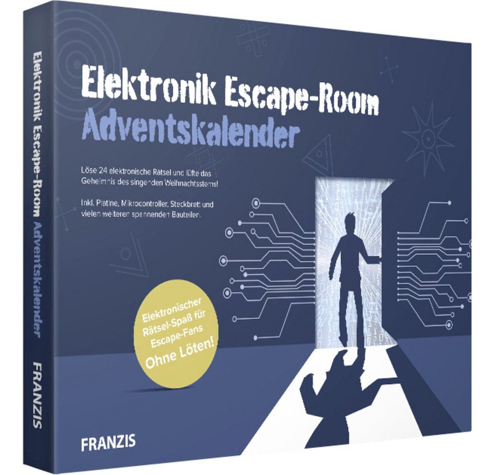 Franzis Verlag Adventskalender Franzis Verlag Elektronik Escape-Room Adventskalender Elektronik, Rät von Franzis Verlag