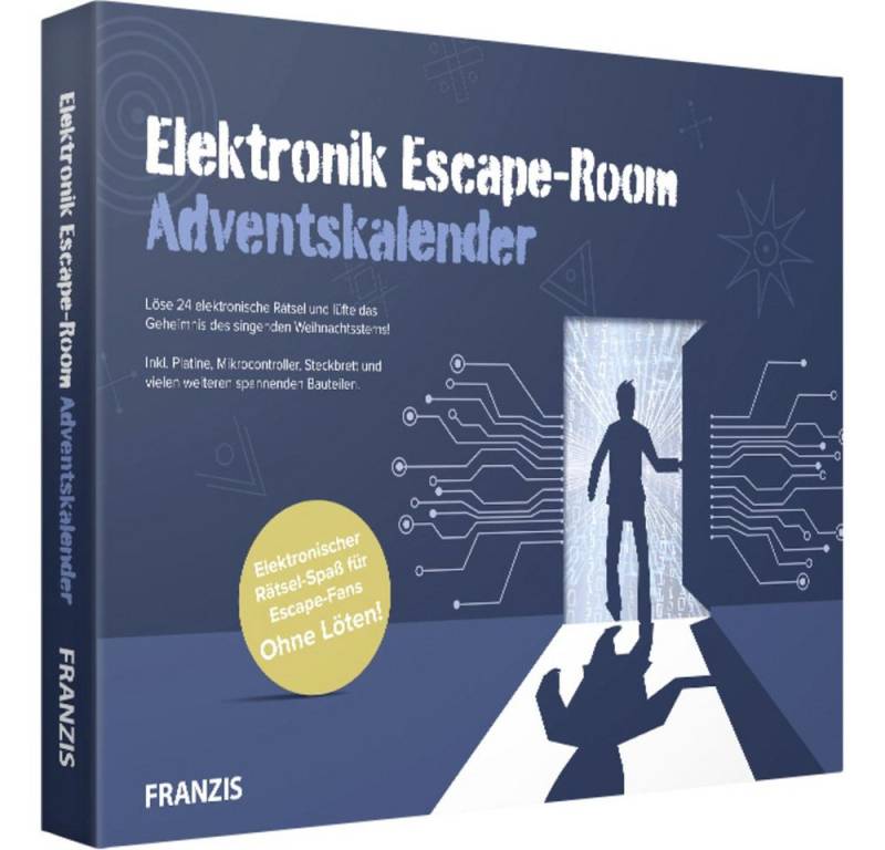 Franzis Verlag Adventskalender Franzis Verlag Elektronik Escape-Room Adventskalender Elektronik, Rät von Franzis Verlag