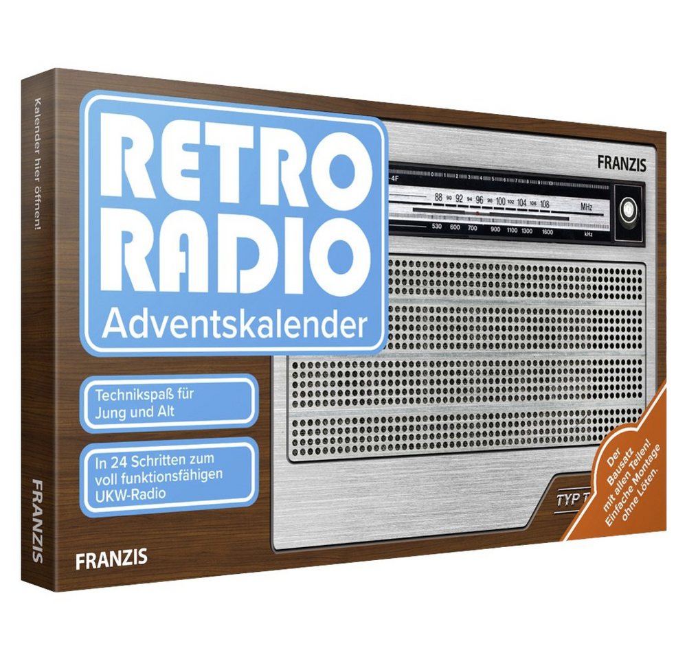 Franzis Verlag Adventskalender Franzis Verlag Retro Radio Experimente Adventskalender von Franzis Verlag