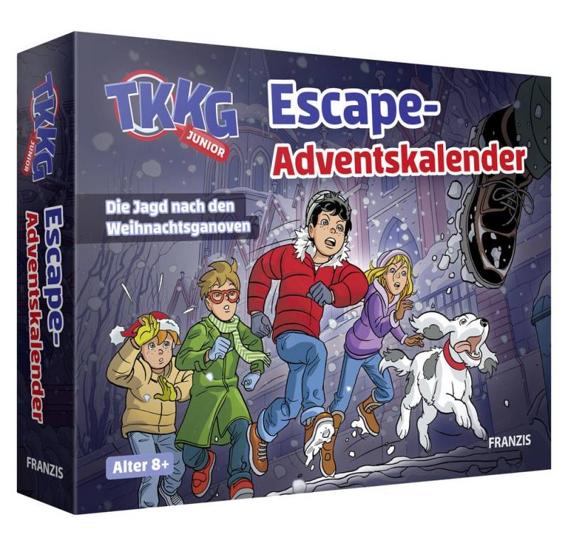 Franzis Verlag Adventskalender Franzis Verlag TKKGjunior Escape Gemeinschaftsspiele Adventskalender von Franzis Verlag