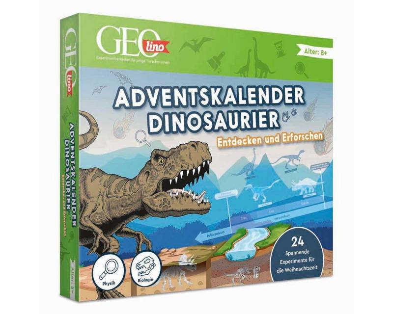 Franzis Verlag Adventskalender GEOLINO Dinosaurier Weihnachtskalender Franzis, 24 spannende Experimente zum Advent Franzis Verlag Adventskalender GEOLINO Dinosaurier Weihnachtskalender Franzis, 24 spannende Experimente zum Advent von Franzis Verlag