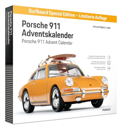FRANZIS 67299 - Porsche 911 "Surfbrett" Bahamagelb Adventskalender FRANZIS 67299 - Porsche 911 "Surfbrett" Bahamagelb Adventskalender von Franzis