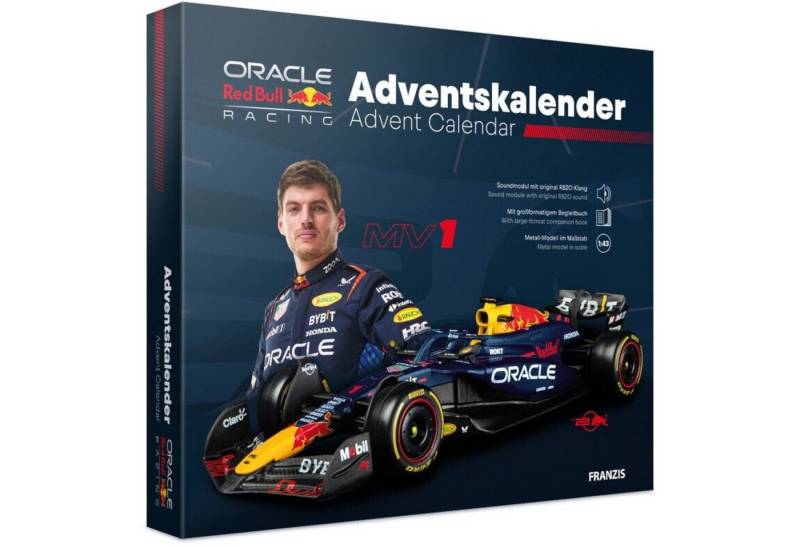 Franzis Adventskalender Franzis Oracle Red Bull Racing Adventskalender von Franzis