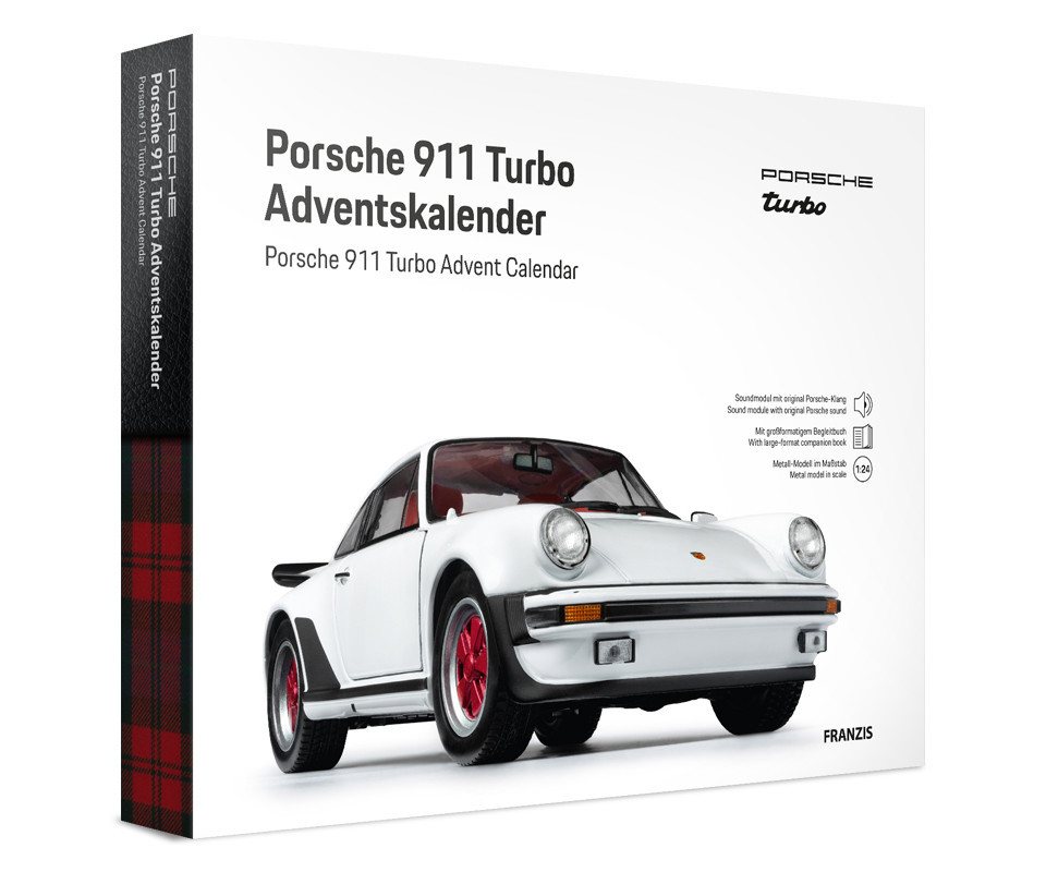 Franzis Adventskalender Porsche 911 Turbo 1:24 Grand-Prix-Weiß Adventskalender Franzis Adventskalender Porsche 911 Turbo 1:24 Grand-Prix-Weiß Adventskalender von Franzis