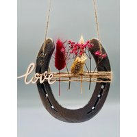 Hufeisen Mit Trockenblumen | Hochzeitsgeschenk I Glücksbringer Geschenkidee von FranzisCreativeWorld