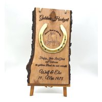 Personalisiertes Geschenk Goldene Hochzeit | 50 Jahre Ehe Goldene Hochzeitstag von FranzisCreativeWorld