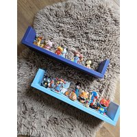 Tonieregal Montessori Für Mädchen Und Jungs Wandregal Hängeregal Kinderzimmer Bunt Tonieboxregal Schlicht 20 Tonies von FranziskiniHandmade