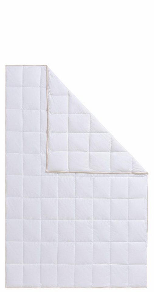 Frau Holle Daunenbettdecke Zara, Bettdecken für Sommer oder Winter, hergestellt in Deutschland, Füllung: 100% Daunen, Bezug: 100% Baumwolle, Bettdecke in 135x200 cm, 155x220 cm und weiteren Größen von Frau Holle