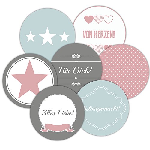 Frau WunderVoll® 48 Aufkleber, BUNT, Durchmesser 4 cm/Sticker, Hochzeit, Sticker Hochzeit, Kindergeburtstag, Aufkleber Kinder, Aufkleber Junge, Mädchen, Sticker Mädchen, Jungen Frau WunderVoll® 48 Aufkleber, BUNT, Durchmesser 4 cm/Sticker, Hochzeit, Sticker Hochzeit, Kindergeburtstag, Aufkleber Kinder, Aufkleber Junge, Mädchen, Sticker Mädchen, Jungen von Frau WunderVoll