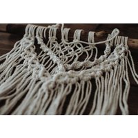 Makramee Wandbehang Faiza Weihnachtsgeschenk Boho Geschenk Idee Macrame Wallhanging Deko Wandteppich von FrauArtisan