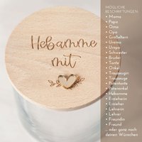 Vorratsglas Für Herzensmenschen in Verschiedenen Varianten | Glas Mit Holzdeckel Aufbewahrungsglas Erinnerungsglas von FrauKopfkino