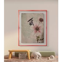 Eleganter Floraler Regenschirm-Gelliprint Vintage-Inspirierte Wandkunst Für Zuhause, Büro Oder Kinderzimmer Eleganter Floraler Regenschirm-Gelliprint Vintage-Inspirierte Wandkunst Für Zuhause, Büro Oder Kinderzimmer von FrauMintArt