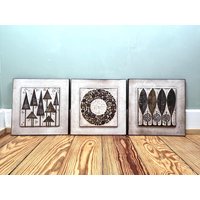 3 X Original Wandfliese - Ceramano Rea Wandkeramik I Kachel Vintage Wandbild Keramik Pottery 60Er 70Er 60S 70S 3 X Original Wandfliese - Ceramano Rea Wandkeramik I Kachel Vintage Wandbild Keramik Pottery 60Er 70Er 60S 70S von FrauVaseDesigns