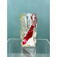 Blockvase I Design Verm. Tschechisch 20 cm Rote Op Art Vase 1, 5Kg Blockvase I Design Verm. Tschechisch 20 cm Rote Op Art Vase 1, 5Kg von FrauVaseDesigns