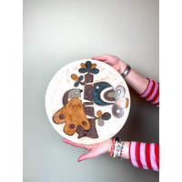 Fritz Cleve Kevelar Wandteller I Keramik Cfk Handgemalt - Schale Relief Wandkeramik Vintage Wandbild Pottery 60S Fritz Cleve Kevelar Wandteller I Keramik Cfk Handgemalt - Schale Relief Wandkeramik Vintage Wandbild Pottery 60S von FrauVaseDesigns