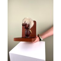 Große Vintage Teakholz Buchstütze/Bookend Holz Teak Danish I Dänemark 70Er Optimist Pessimist Holzfigur - Zugeschrieben Hans Bølling Große Vintage Teakholz Buchstütze/Bookend Holz Teak Danish I Dänemark 70Er Optimist Pessimist Holzfigur - Zugeschrieben Hans Bølling von FrauVaseDesigns