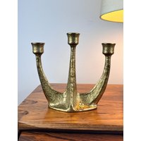 Horst Dalbeck I Gilde Handwerk Dreiflammiger Bronze Kerzenständer Brutalismus Horst Dalbeck I Gilde Handwerk Dreiflammiger Bronze Kerzenständer Brutalismus von FrauVaseDesigns