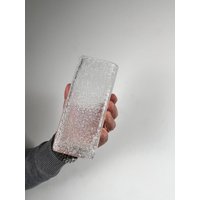 Kosta Vase Signiert - Kristallvase/Eisglas 1970Er 70Ties von FrauVaseDesigns