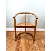 Postmoderner Armlehnstuhl Von Allmilmö Germany, 1980Er Jahre, Vintage Sessel I Stuhl Holzstuhl Chair Postmoderner Armlehnstuhl Von Allmilmö Germany, 1980Er Jahre, Vintage Sessel I Stuhl Holzstuhl Chair von FrauVaseDesigns