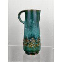 Seltene Keramik Vase Karlsruher Majolika Mit Relief I Reliefmuster Lebensversicherung Ag Shabby Vintage Antik Seltene Keramik Vase Karlsruher Majolika Mit Relief I Reliefmuster Lebensversicherung Ag Shabby Vintage Antik von FrauVaseDesigns