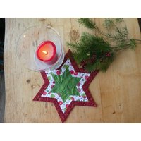 Weihnachtsstern Stern Patchwork von FrauWolke