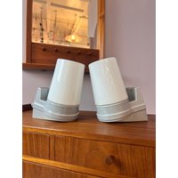 Set 2x Wandlampe Modell 6070 Hellgrau Sigvard Bernadotte Für Ifö von FrauWunderwald