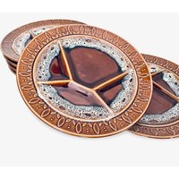 6x 70S Sarreguemines Fat Lava Teller von FrauvonMuecke