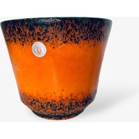 Großer 70Er Jahre Übelacker Blumentopf in Orange Großer 70Er Jahre Übelacker Blumentopf in Orange von FrauvonMuecke