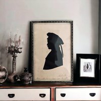 Scherenschnitt Bild Um 1900 von FrauvonMuecke