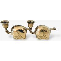 Zwei Mid Century Kerzenhalter Elefanten Aus Messing Zwei Mid Century Kerzenhalter Elefanten Aus Messing von FrauvonMuecke