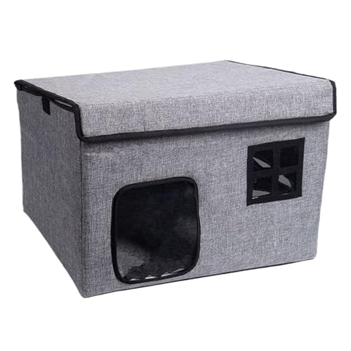 Cooling Cat House, Thermal Pet Shelter, Tear-Resistant Fabric Build, Geräumiges atmungsaktives Bed, Cat Dog Resting Space für Indoor, Outdoor, Home Use, 39 x 40 x 40 cm von Fravsiu