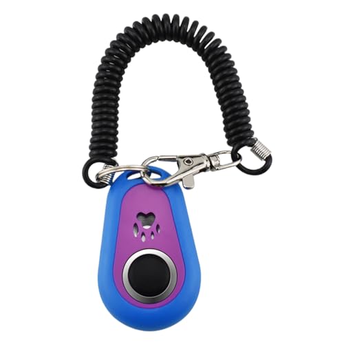 Dog Clickers, Puppy Trainer, Double Color Training Tool Click Sound Device, Behavior Correction Aid Obedience Recall Barking, Clicker Tool for Hunting Use, 5,8 x 1,38 x 0,59 Zoll von Fravsiu