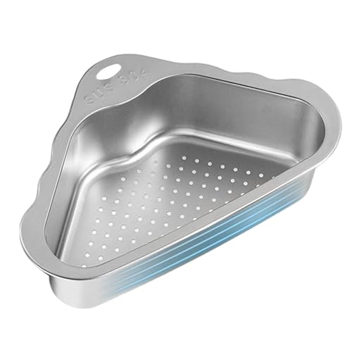 Dreieckiger Spülbeckensieb | Küchenspüle Abflusskorb | Lebensmittelsieb für Spüle | Edelstahl Spülbeckensieb Sieb | Küchensieb Lebensmittelsieb | Abflusskorb Dreieckiger Spülbeckensieb | Küchenspüle Abflusskorb | Lebensmittelsieb für Spüle | Edelstahl Spülbeckensieb Sieb | Küchensieb Lebensmittelsieb | Abflusskorb von Fravsiu