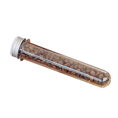 Fravsiu Coffee Tubes Clear Storage, Containers 60ml Capacity with Airtight Lids, Organized Coffee Bar Setup, Bean Cellars for Beans, Tea, Spices, Kitchen, Use, 6.37x1.26in Fravsiu Coffee Tubes Clear Storage, Containers 60ml Capacity with Airtight Lids, Organized Coffee Bar Setup, Bean Cellars for Beans, Tea, Spices, Kitchen, Use, 6.37x1.26in von Fravsiu