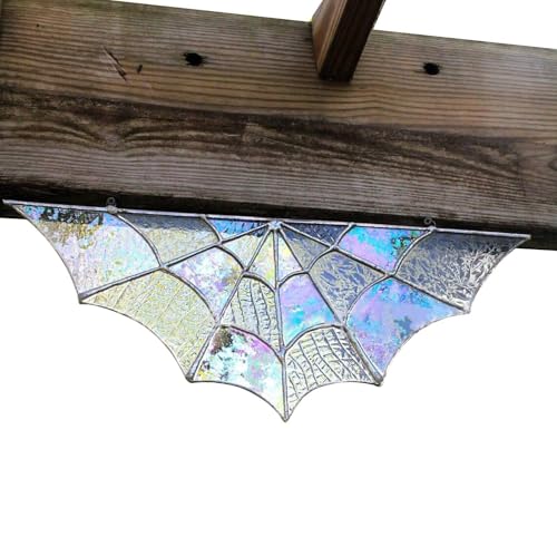 Fravsiu Elegant Spider Web | Easy to Install Halloween Spider Web Decoration | Acryl Spider Web Door Decoration Spiderweb Door Topper Decorative Zeichen für Halloween Door Fravsiu Elegant Spider Web | Easy to Install Halloween Spider Web Decoration | Acryl Spider Web Door Decoration Spiderweb Door Topper Decorative Zeichen für Halloween Door von Fravsiu