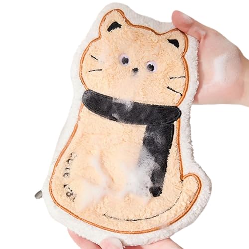 Fravsiu Handtuch Für Die Wand, Katzenmotiv Küchenhandtuch, Hängebares Saugfähiges Stoffhandtuch Haushaltswäsche Für Badezimmer Wohnheim Mietwohnung Dusche von Fravsiu