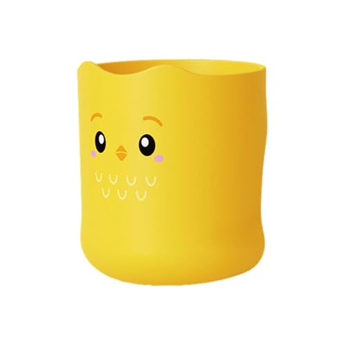 Fravsiu Niedlicher Zahnbürstenbecher für Kinder, Zahnputzbecher für Kinder, Zahnpasta-Halter und 300 ml Cartoon-Becher | bruchsicherer Zahnbürstenbecher, von Fravsiu