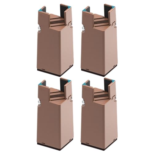 Fravsiu Risers for Table Legs | Heavy Duty Bed Raiser Blocks | 4 x Furniture Leg Risers for Desks and Beds | Sturdy Table and Chair Height Lifter for Enhanced Comfort and Space Efficiency von Fravsiu