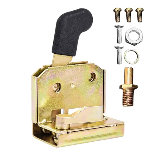 Fravsiu Stacker Handle Lock Set, Door Hardware Kit, Heavy Duty Metal Construction, Interactive Secure Screw Mount, Safety Replacement Grip, Ideal for Tractors and Electric Tricycles von Fravsiu