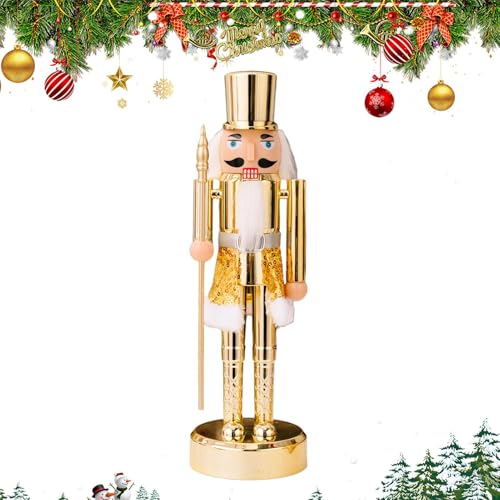 Fravsiu Weihnachts Nussknacker Figuren - Holz Weihnachtsschmuck Nussknacker Deko | Deko für Wohnzimmer Büro Schule Wohnung Schreibtisch Fravsiu Weihnachts Nussknacker Figuren - Holz Weihnachtsschmuck Nussknacker Deko | Deko für Wohnzimmer Büro Schule Wohnung Schreibtisch von Fravsiu