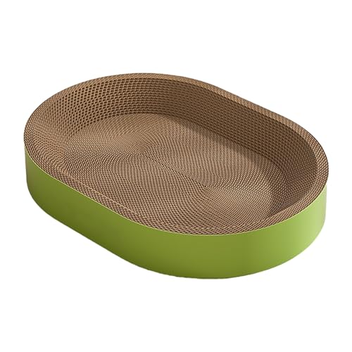Katzenkratzer, Robustes Kartonpad für Möbelschutz, Klauenschleiftungsnest mit robustem Design, Spiel und Rastplatte für Schlafzimmerstudienzimmer Apartment Balkon Fenster17.72x11.42x3,54 Zoll von Fravsiu