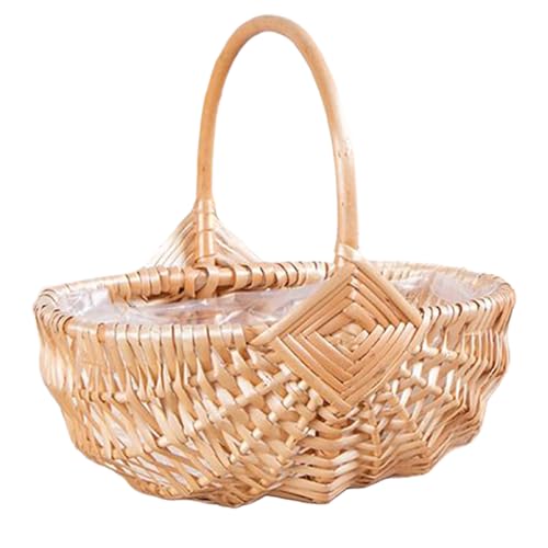 Korbkorb - Blumenkorb, Aufbewahrungsbox für Picknick, Willow -Webtasche mit Griff, Robustes Mehrzweck -Design für Hochzeiten, Camping, Schulveranstaltungen, Hinterhof, 12,99 Zoll Korbkorb - Blumenkorb, Aufbewahrungsbox für Picknick, Willow -Webtasche mit Griff, Robustes Mehrzweck -Design für Hochzeiten, Camping, Schulveranstaltungen, Hinterhof, 12,99 Zoll von Fravsiu